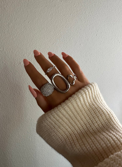 GLOW SPHERE ❥ Anello Silver