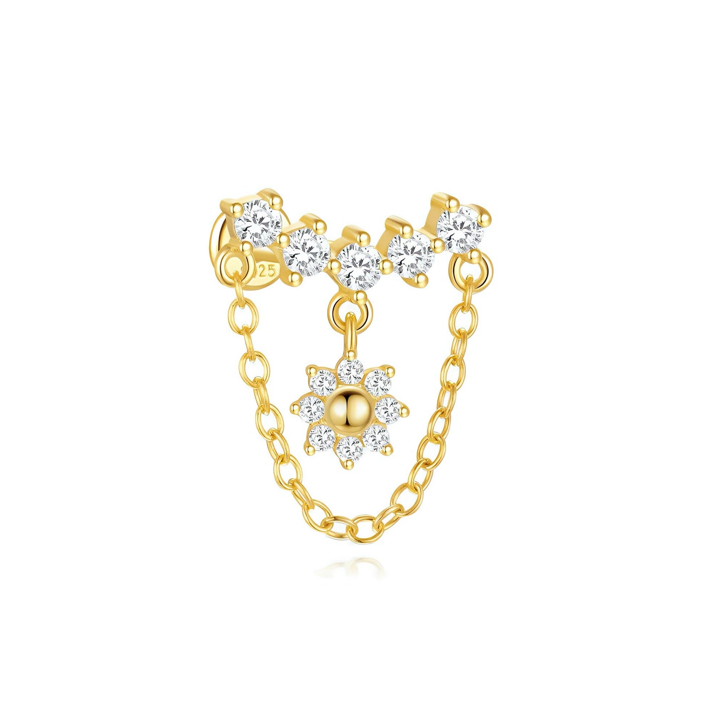 BLOOM DROP ✧ Piercing ARGENTO 925/Gold