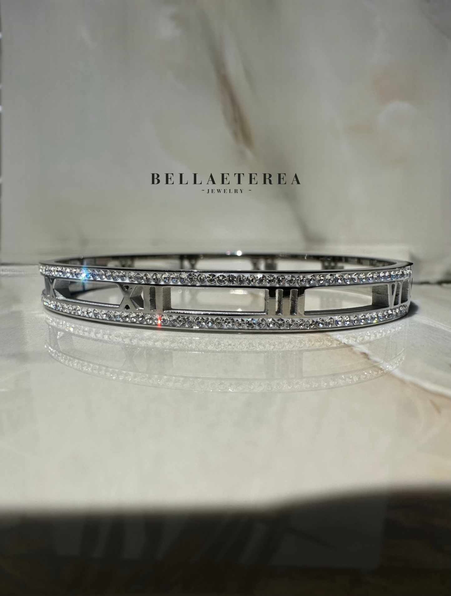 ROMA REVERSE ❥ Bangle Silver