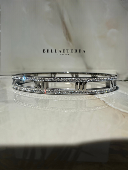 ROMA REVERSE ❥ Bangle Silver