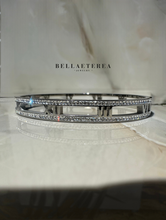 ROMA REVERSE ❥ Bangle Silver