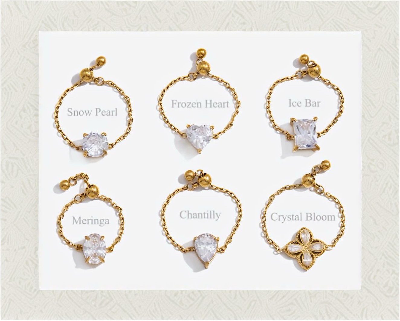 ICE BAR ❥ Anello
