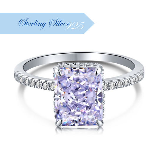 ZAHIRA ✧ Anello ARGENTO 925/Lilla