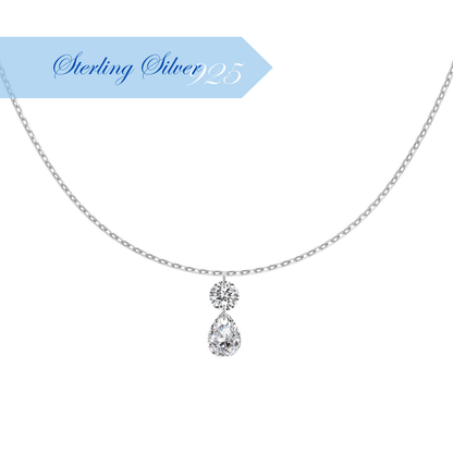 CRYSTAL TEAR ✧ Collana ARGENTO 925