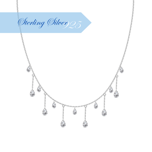 CRYSTAL CASCADE ✧ Collana ARGENTO 925 - BELLAETEREA