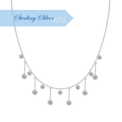 CRYSTAL FLOW ✧ Collana ARGENTO 925
