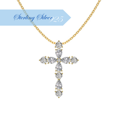CROISÉE ✧ Collana ARGENTO 925/Gold 18k