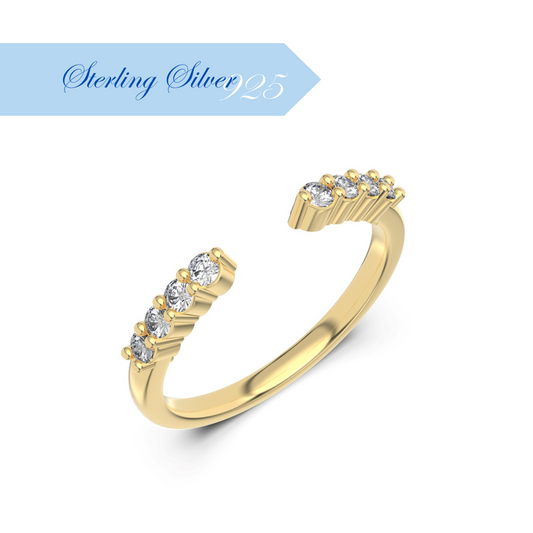 ÉDITE ROYALE ✧ Anello ARGENTO 925/Gold 14k