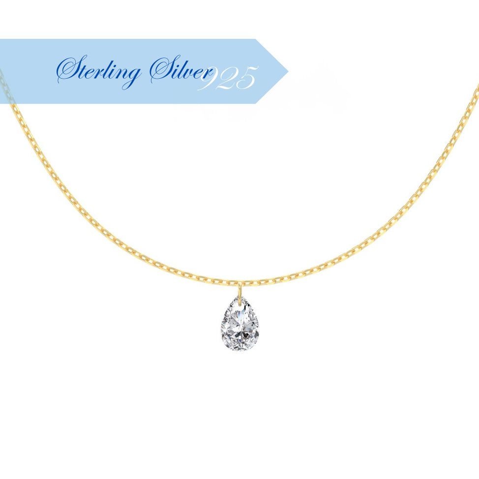 CRYSTAL DEW ✧ Collana ARGENTO 925/Gold 14k