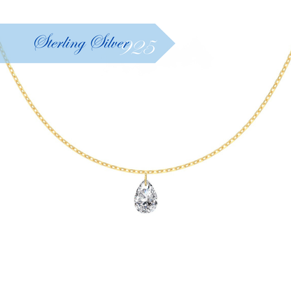 CRYSTAL DEW ✧ Collana ARGENTO 925/Gold 14k
