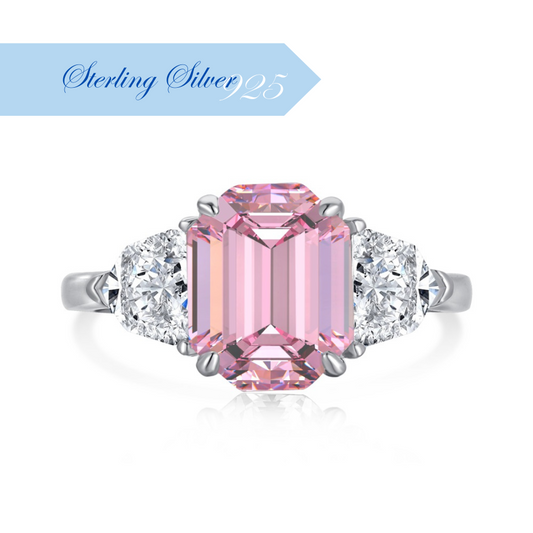 MONACO ✧ 925 SILVER/Pink Ring