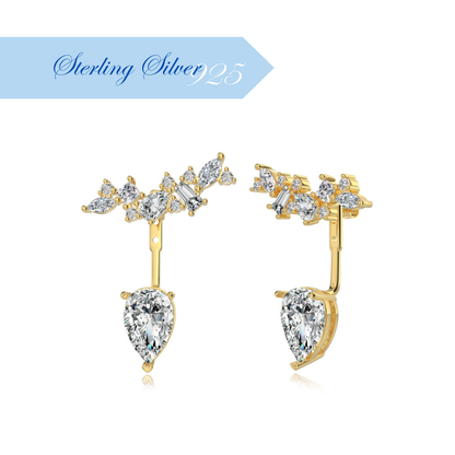 WILHELMINA ✧ Orecchini ARGENTO 925/Gold 18k