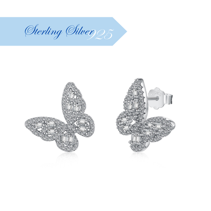 PAPILLON ROYALE ✧ Orecchini ARGENTO 925 - BELLAETEREA