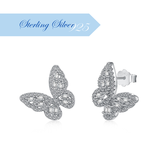 PAPILLON ROYALE ✧ Orecchini ARGENTO 925 - BELLAETEREA