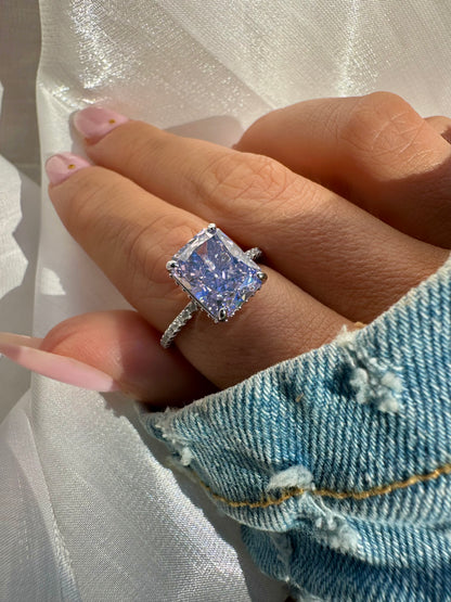 ZAHIRA ✧ Anello ARGENTO 925/Lilla