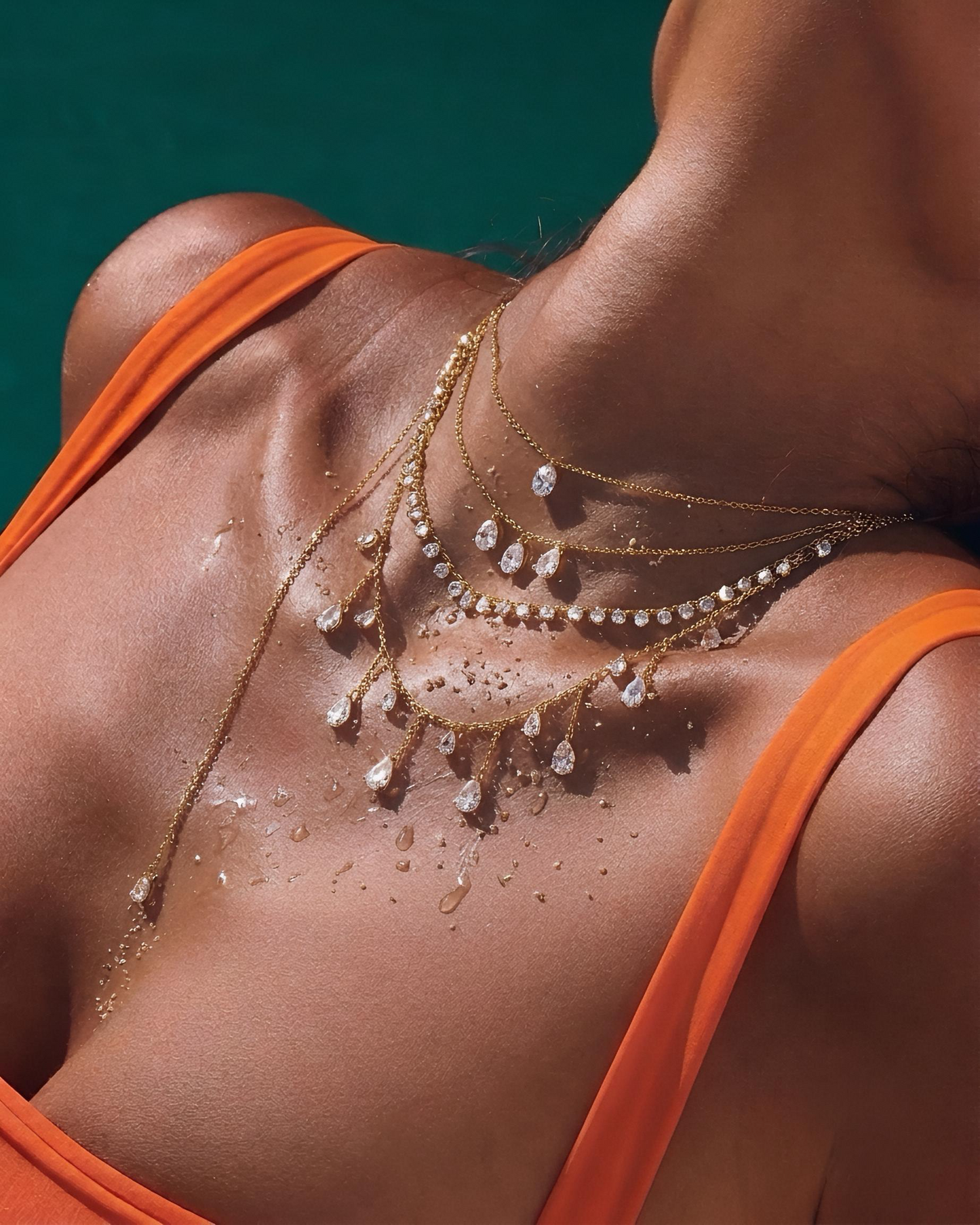 CRYSTAL GLOW ✧ Collana ARGENTO 925/Gold 14k