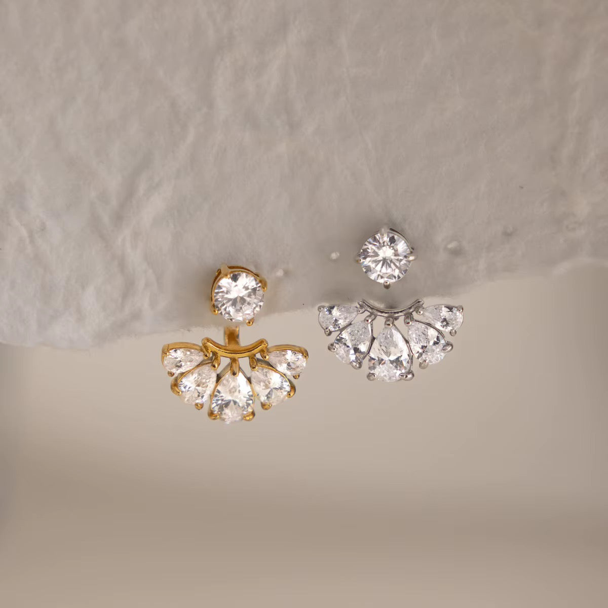 CROWNY ❥ Orecchini Gold