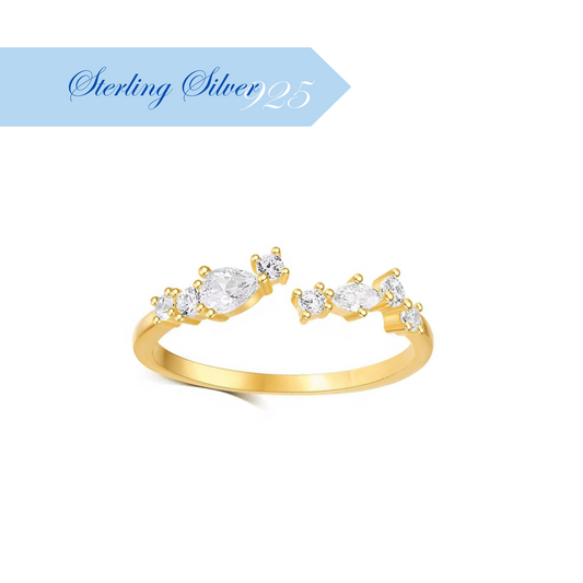 AURIELLE ✧ Anello ARGENTO 925 & Gold
