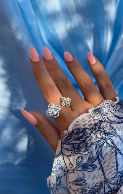 DOUBLE MARGAUX ✧ Anello ARGENTO 925