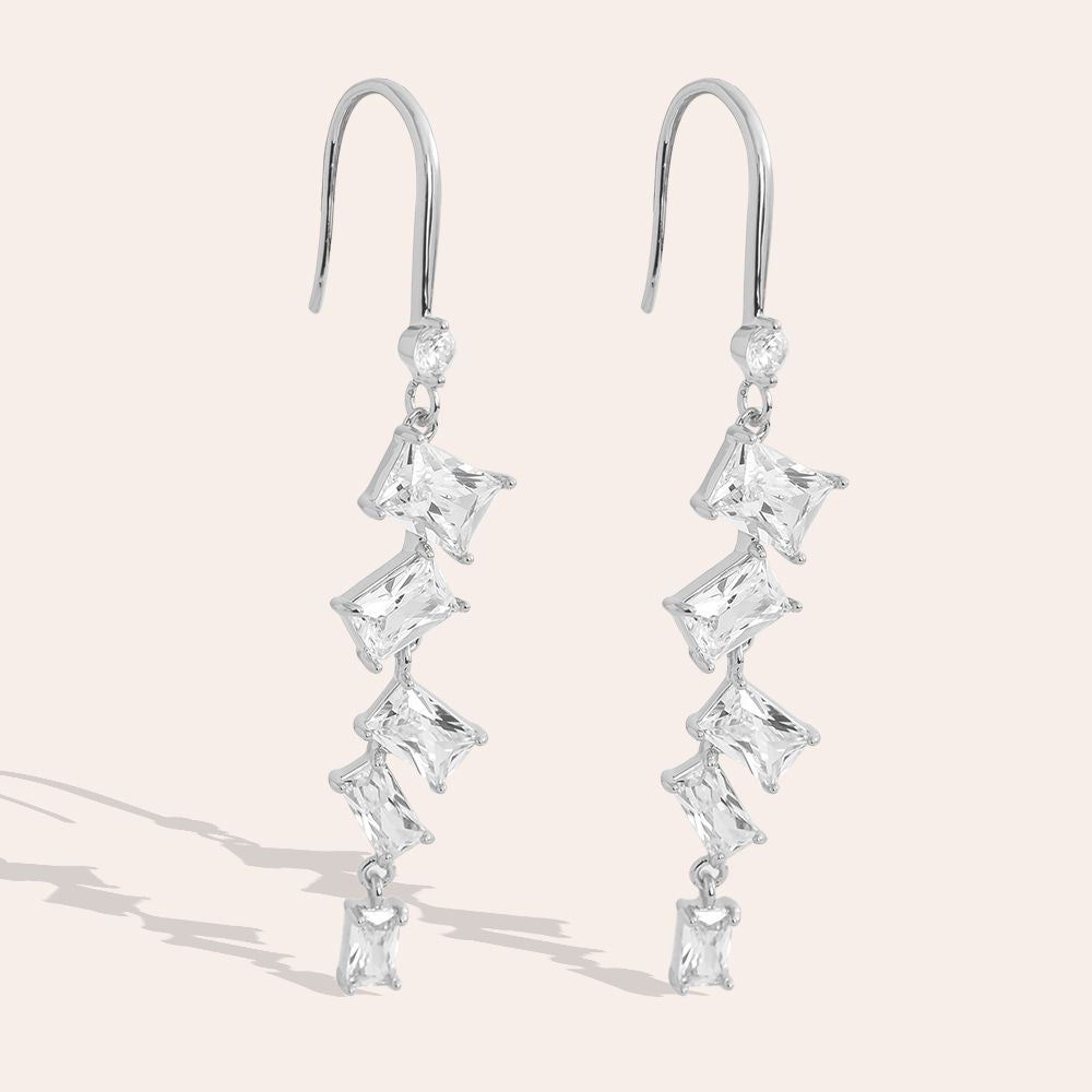 QUEEN B ❥ Orecchini Silver