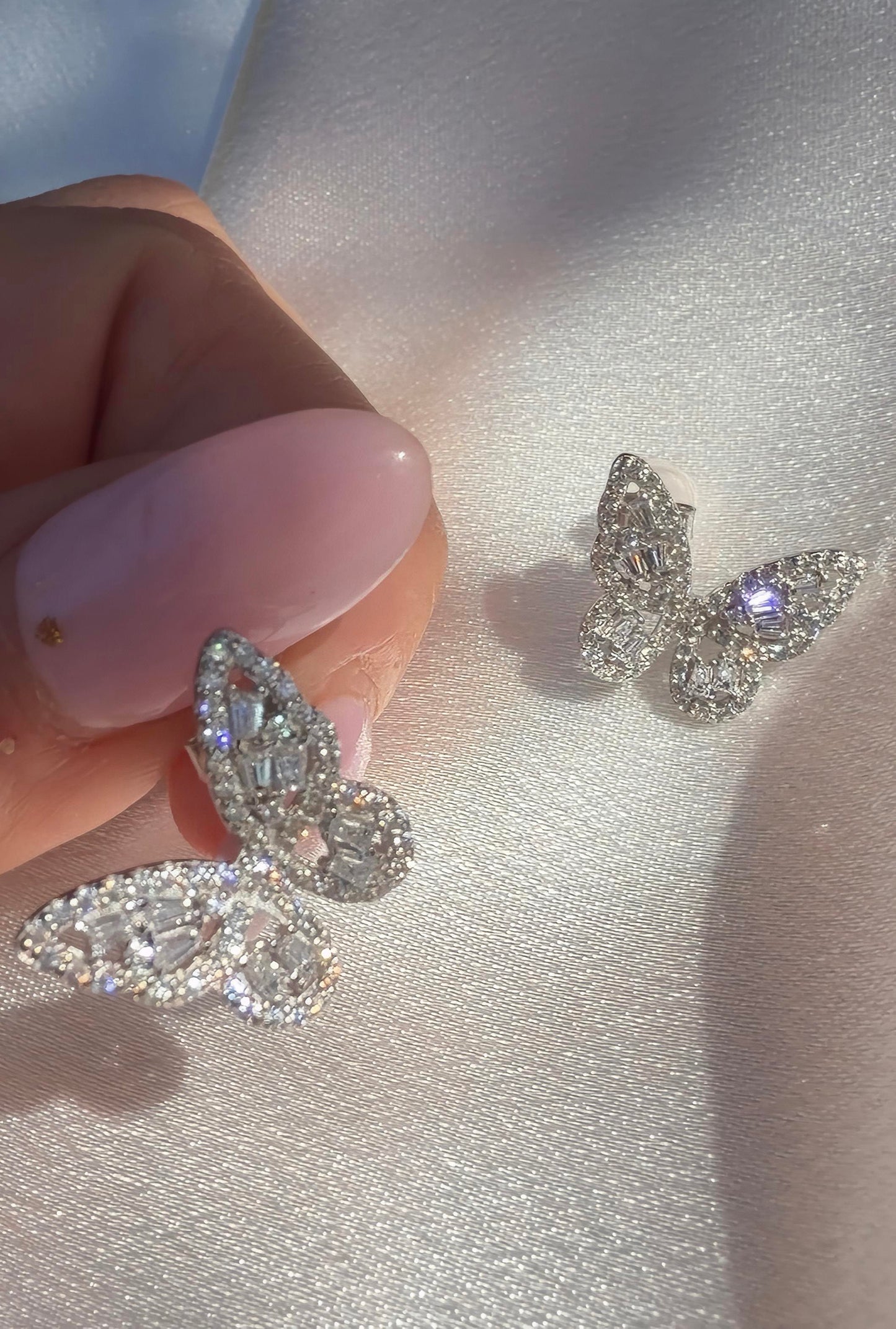 PAPILLON ROYALE ✧ Orecchini ARGENTO 925