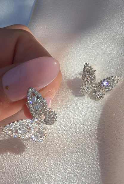 PAPILLON ROYALE ✧ Orecchini ARGENTO 925