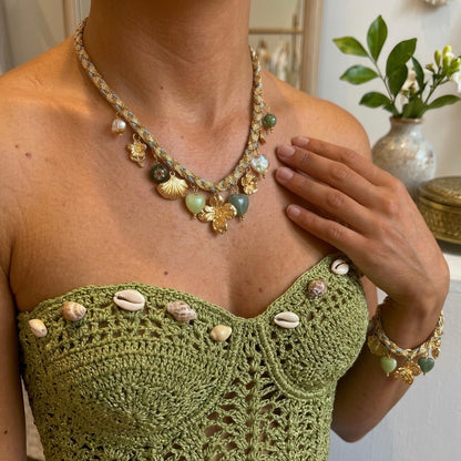 MARILU' ❥ Collana Verde