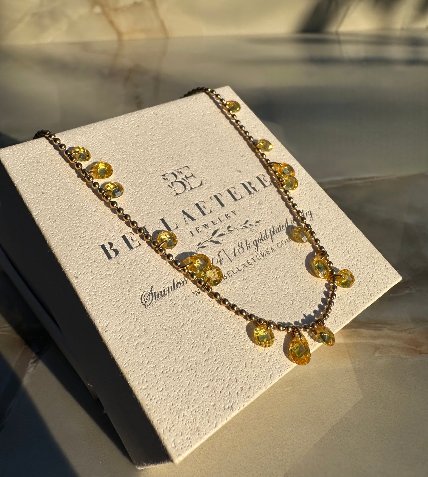 VIVIENNE ❥ Collana Giallo - BELLAETEREA