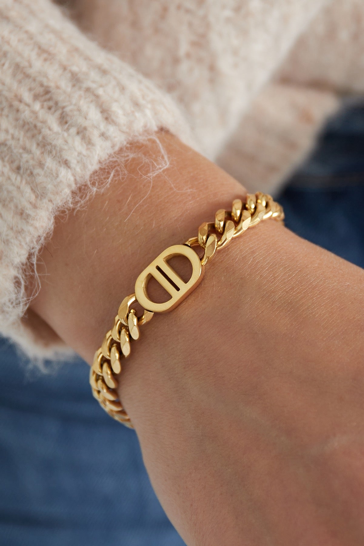 EVA ❥ Bracciale Gold