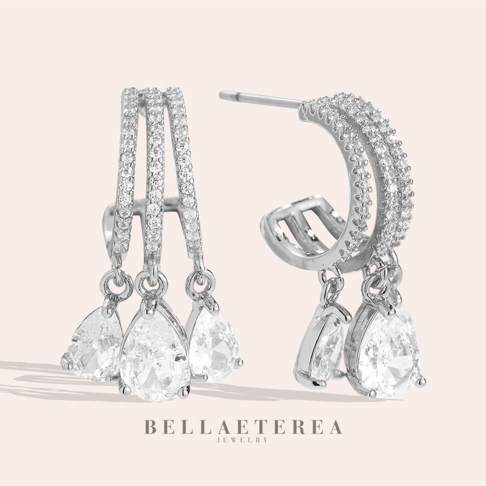 PENDENTI AURORA ❥ Orecchini Silver