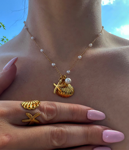ONDA MARINA ❥ Gold Necklace