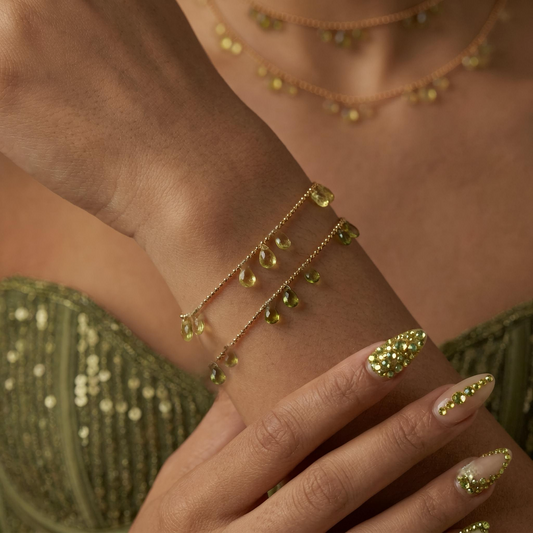 VIVIENNE ❥ Bracciale Verde