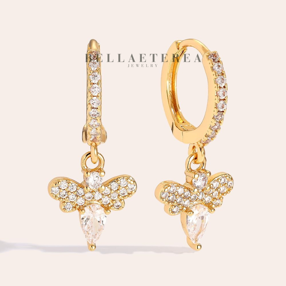 DRAGONFLY ❥ Orecchini Gold