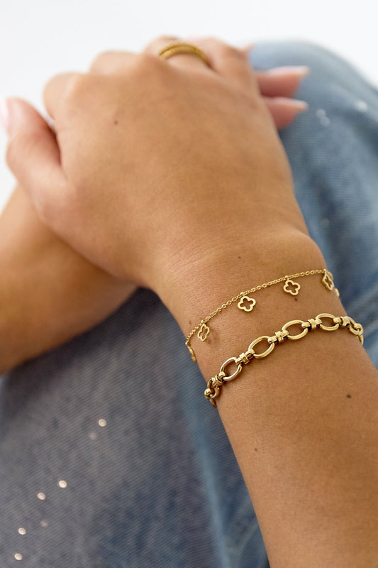 MINI FLORA ❥ Bracciale Gold - BELLAETEREA