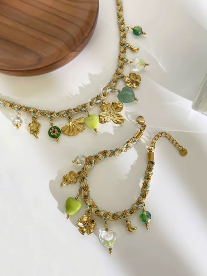 MARILU' ❥ Collana Verde