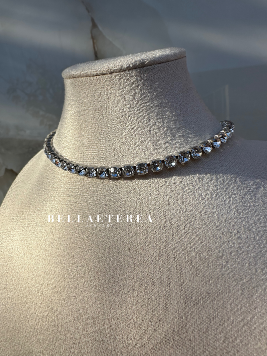 TENNIS 5 MM ❥ Collana Silver