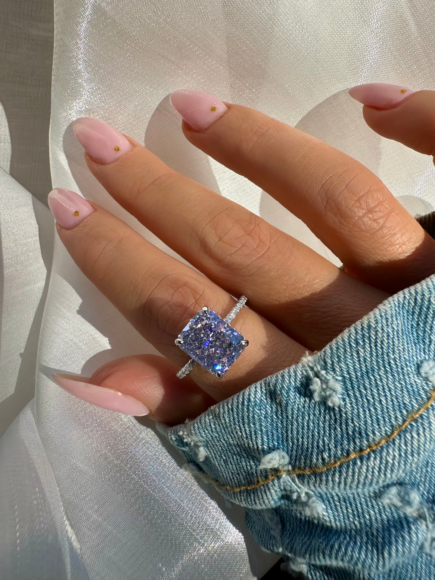 ZAHIRA ✧ Anello ARGENTO 925/Lilla