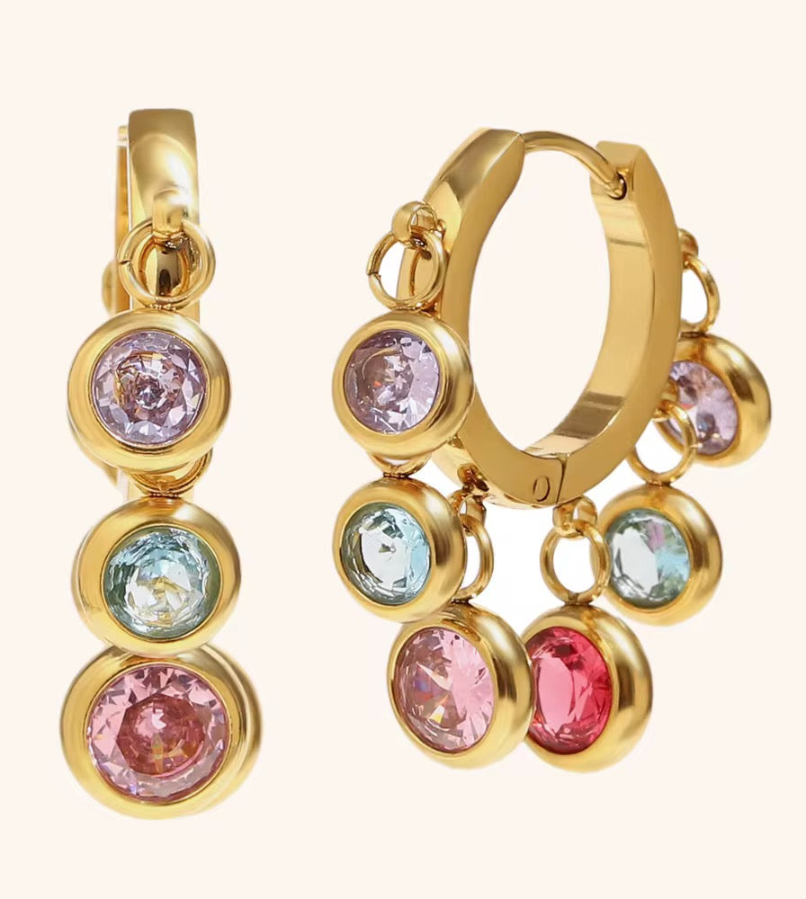 SORBET HOOPS ❥ Orecchini
