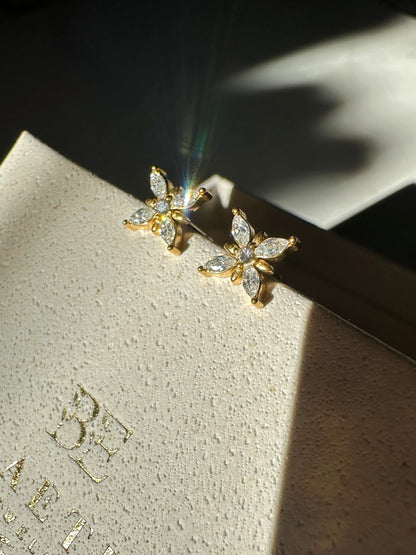 SNOW FLAKE ❥ Orecchini Gold - BELLAETEREA