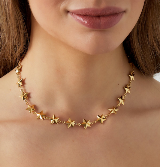 ROCKSTAR ❥ Collana Gold