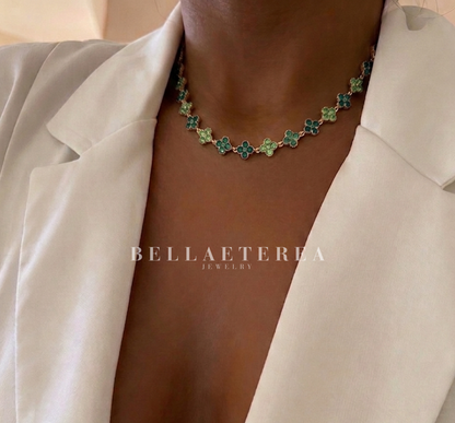 LAWRAH 2.0 ❥ Collana Gold/Green - BELLAETEREA