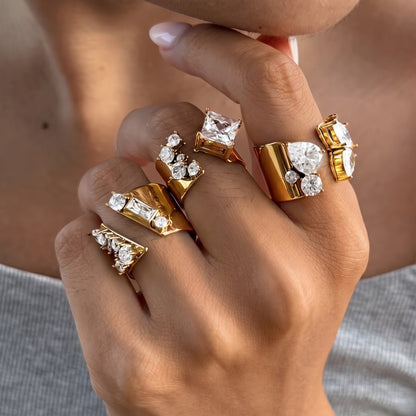 MAXI PEAR BAND ❥ Ring