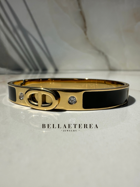 EVELYN ❥ Brazalete negro