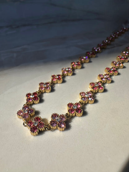 LAWRAH 2.0 ❥ Collana Gold/Pink - BELLAETEREA