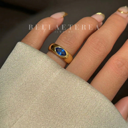 CAT-EYE ❥ Anello Blue - BELLAETEREA
