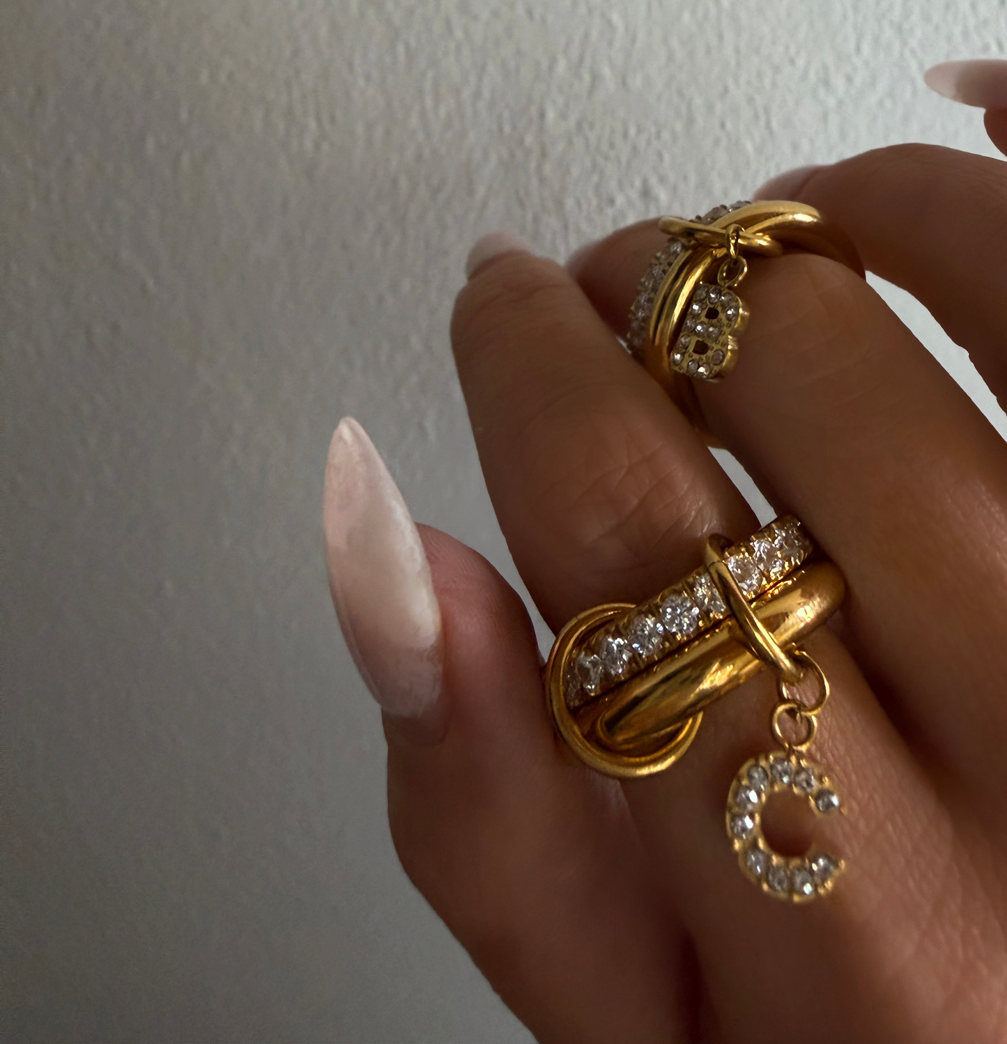 DUA CHARMS ❥ Anello + Charm - BELLAETEREA