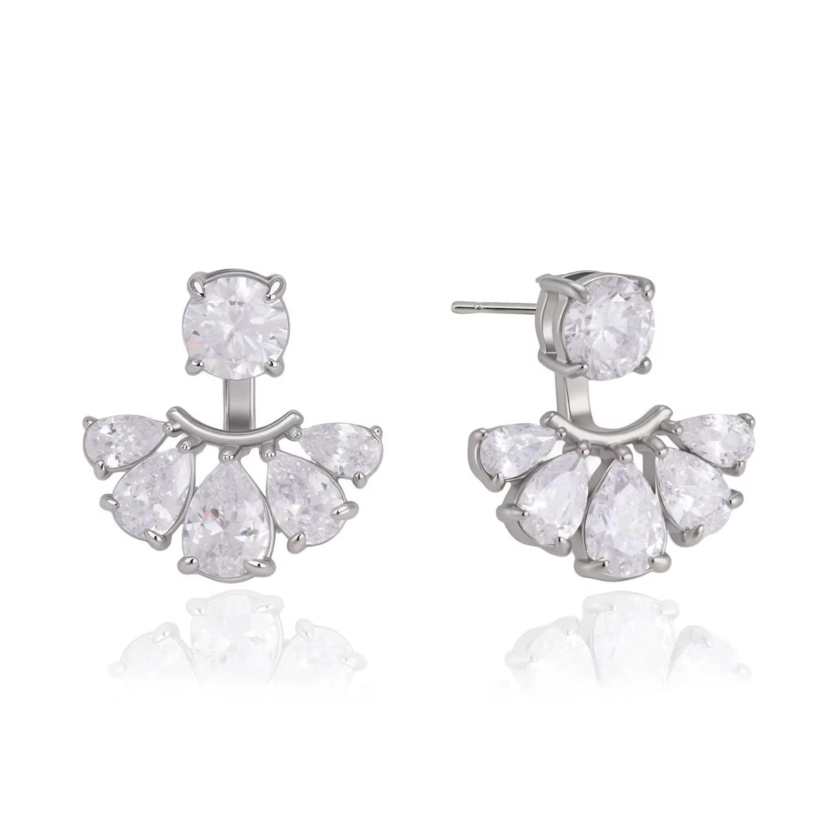 CROWNY ❥ Orecchini Silver