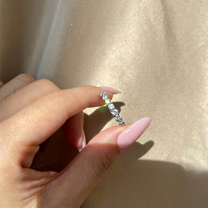 DIAMOND BAND ✧ Anello ARGENTO 925