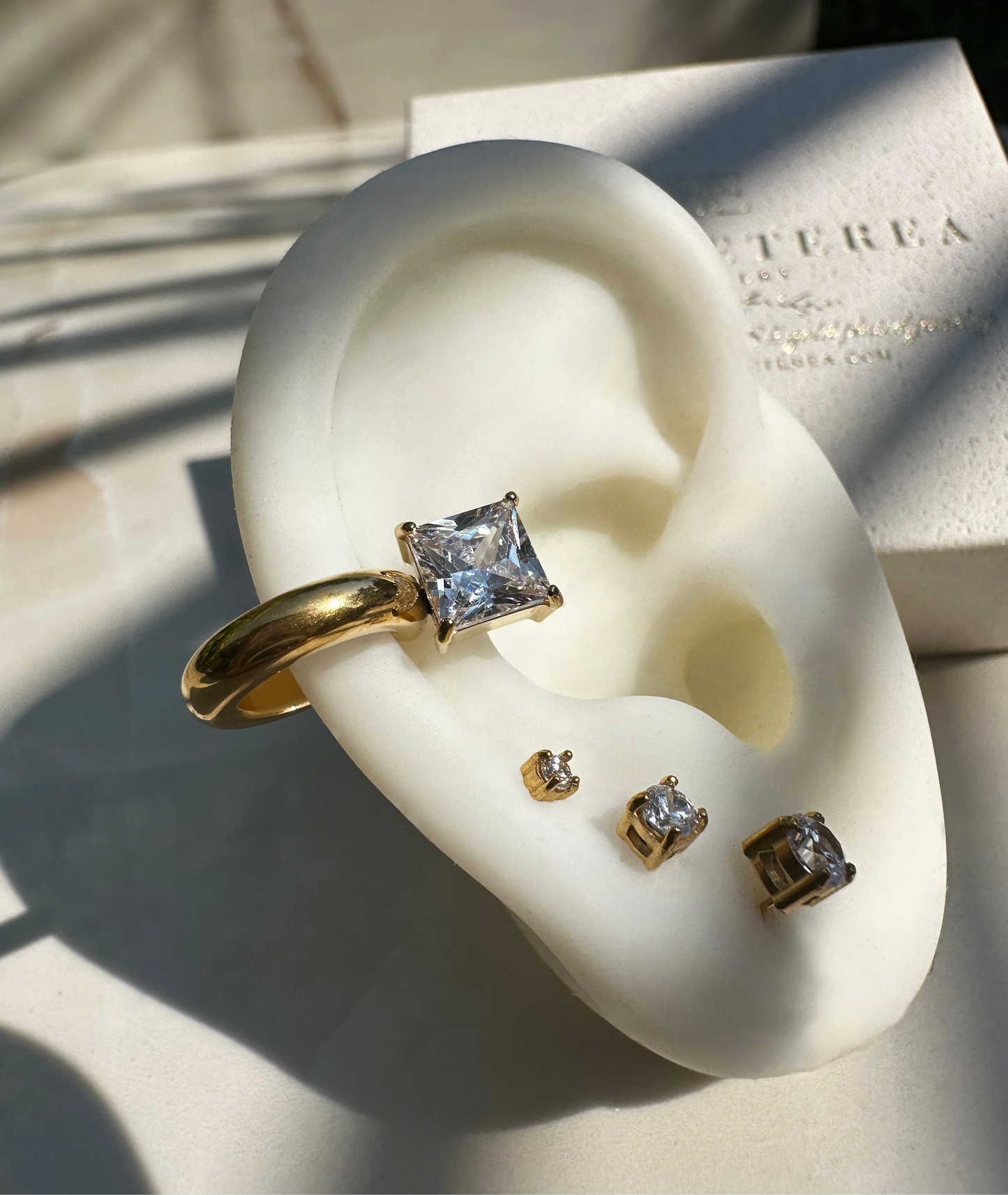 SQUARE GLEAMS ❥ Ear Cuffs