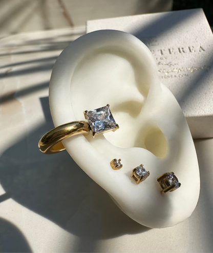 SQUARE GLEAMS ❥ Ear Cuffs